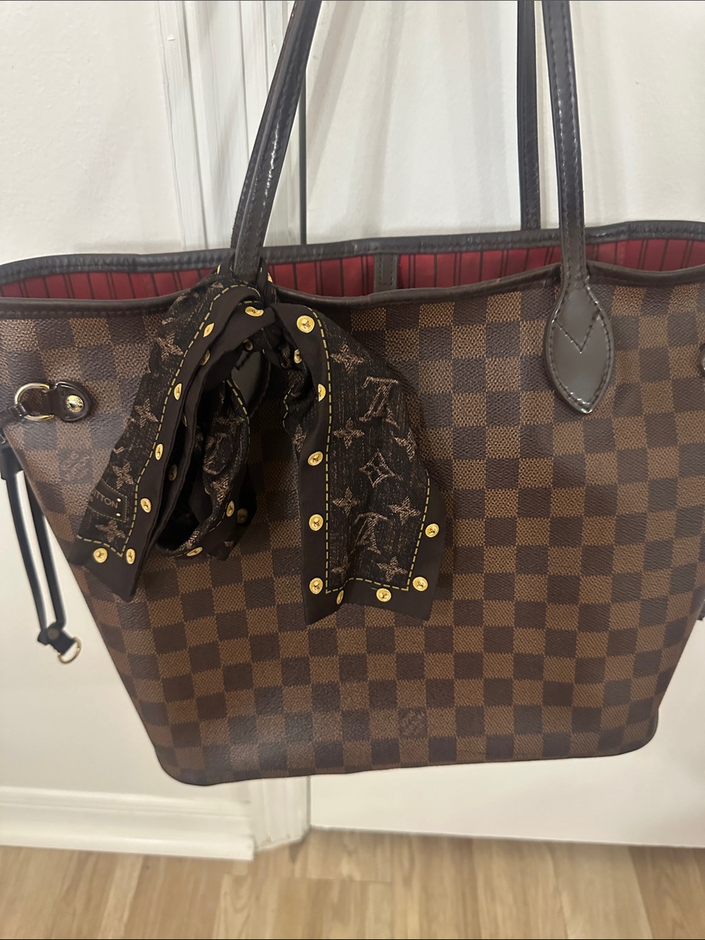 Louis Vuitton Brown Monogram Silk Bandeau - Picture 4 of 7